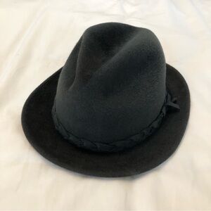 Vintage Royal Biltmore fur felt fedora. Dark gray. Size 7/56cm/medium.